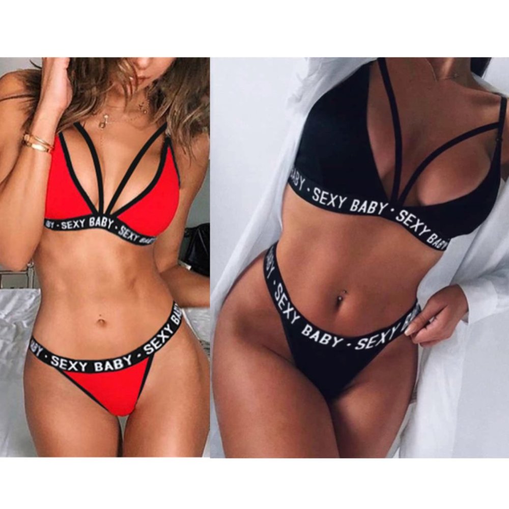 Sexy Baby Sport Strappy Lounge Lingerie Set